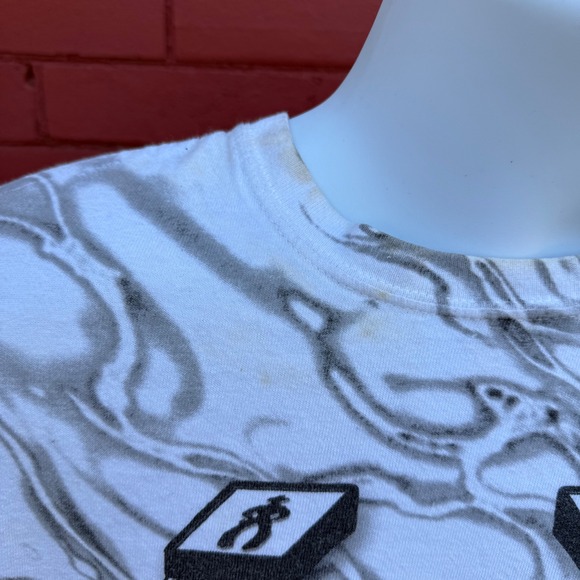 Vintage Cowboy Up Shirt Mens Size Medium Western Rodeo Graphic Tee AOP Graphic - Picture 2 of 7